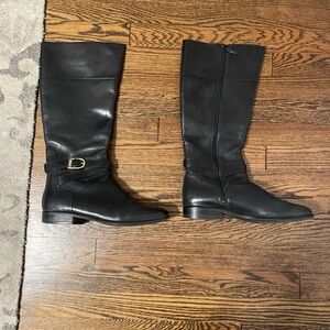 Women’s Cole Haan Black Leather Riding Boots